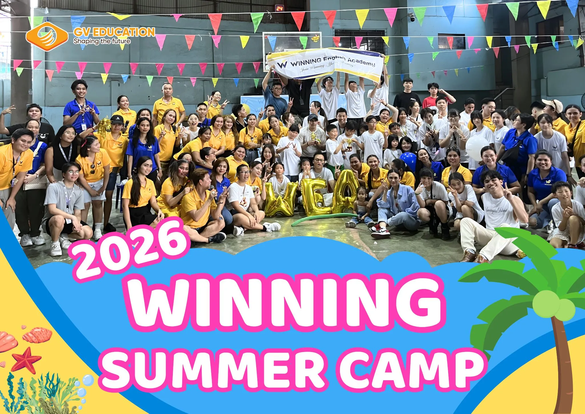 KHỞI ĐỘNG MÙA HÈ RỰC RỠ CÙNG WINNING SUMMER CAMP 2026 - BỨT PHÁ TIẾNG ANH, NÂNG TẦM KỸ NĂNG SỐNG